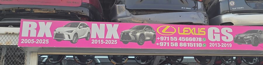 لوحة مصوّرة في Lexus stall of AL BAHAR AL MAFTOOH USED CARS & SPARE PARTS